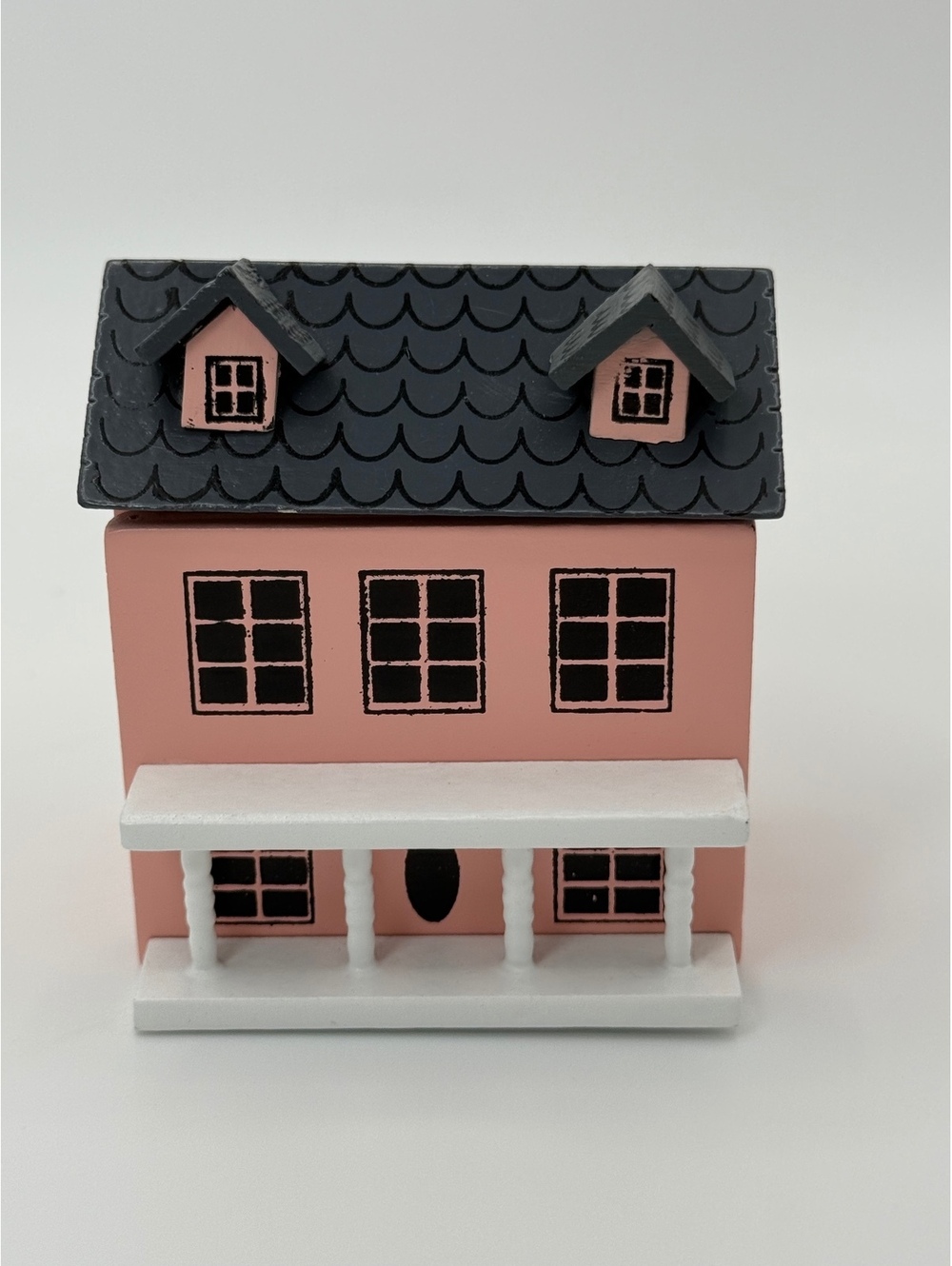 1:6 Scale Wooden Dollhouse Miniature House Cabinet Opening Roof & Front